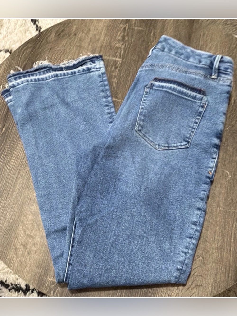 Good American Women’s Flared Jeans Medium Wash Blue Denim 14/32
